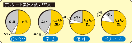 ファイヤーチャーハン アンケート表